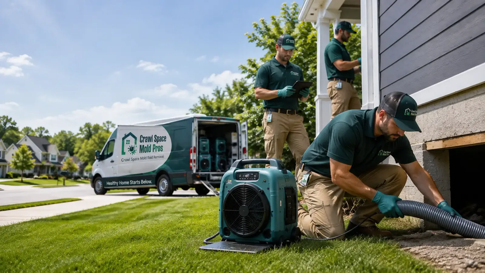 Crawl Space Mold Removal in Newport, WA